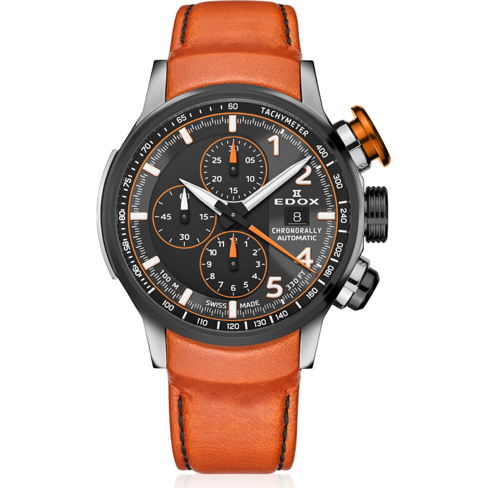 Edox Chronorally Automatic men's watch 01129 TGNOCO GNO