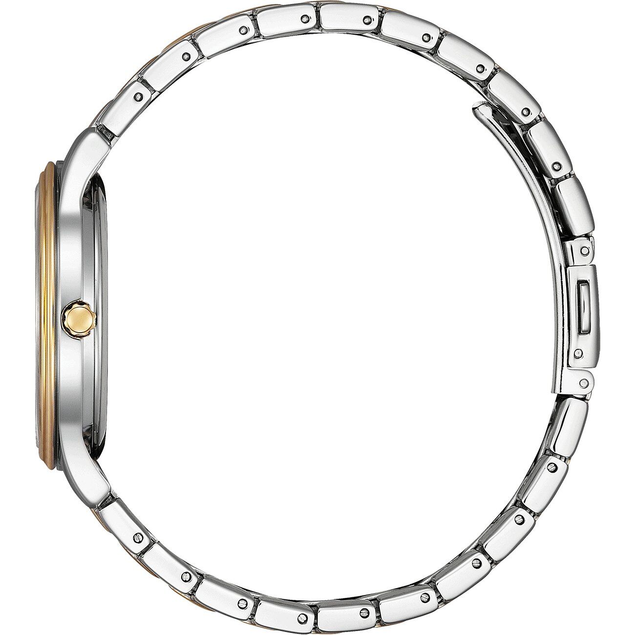 Citizen Eco-Drive, Analog Quartz, Stainless Steel Band, 34 mm Diameter Women's Watch EM0416-78A