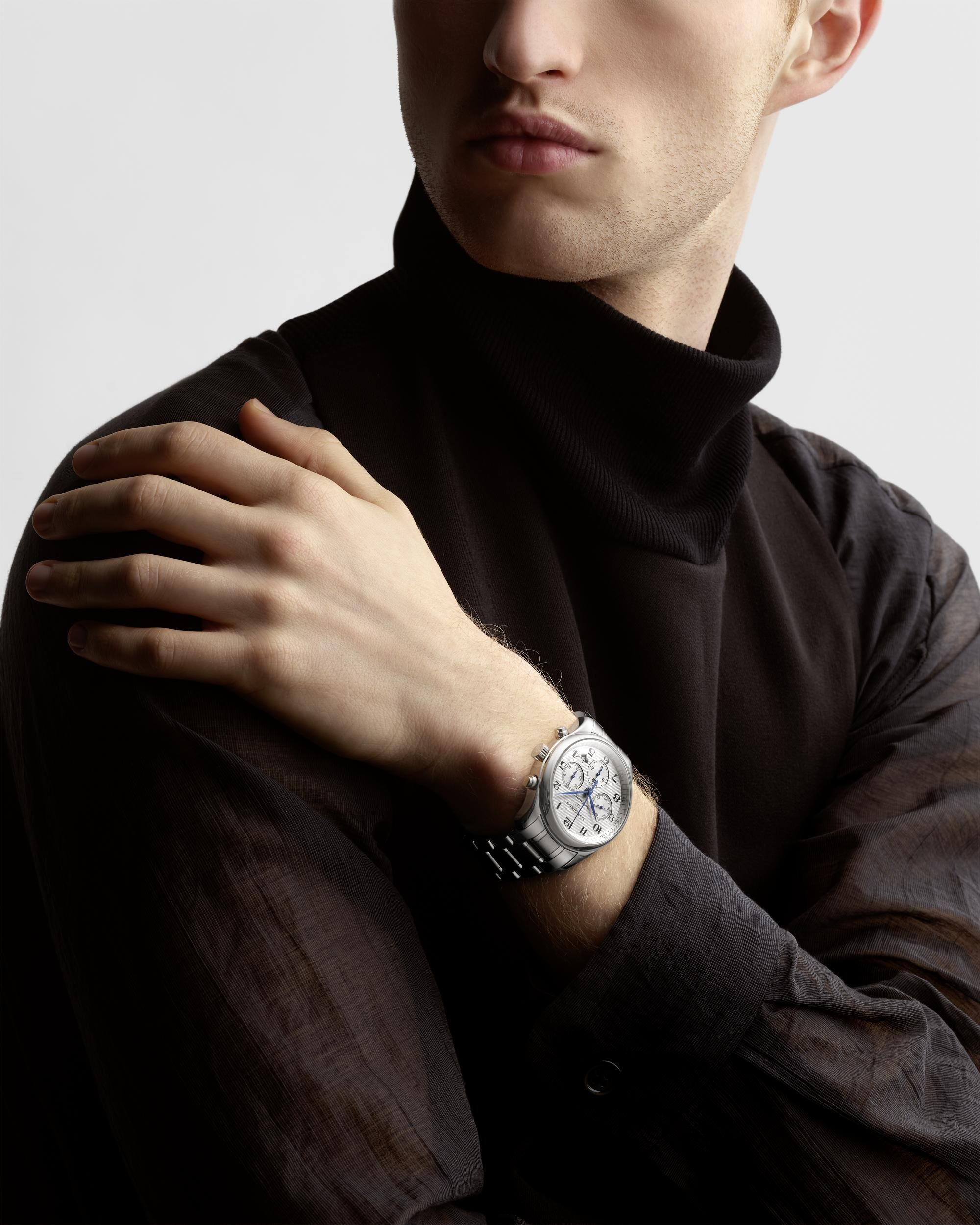 Longines Master Collection Chronograph Silber Edelstahlband Herrenuhr L2.759.4.78.6