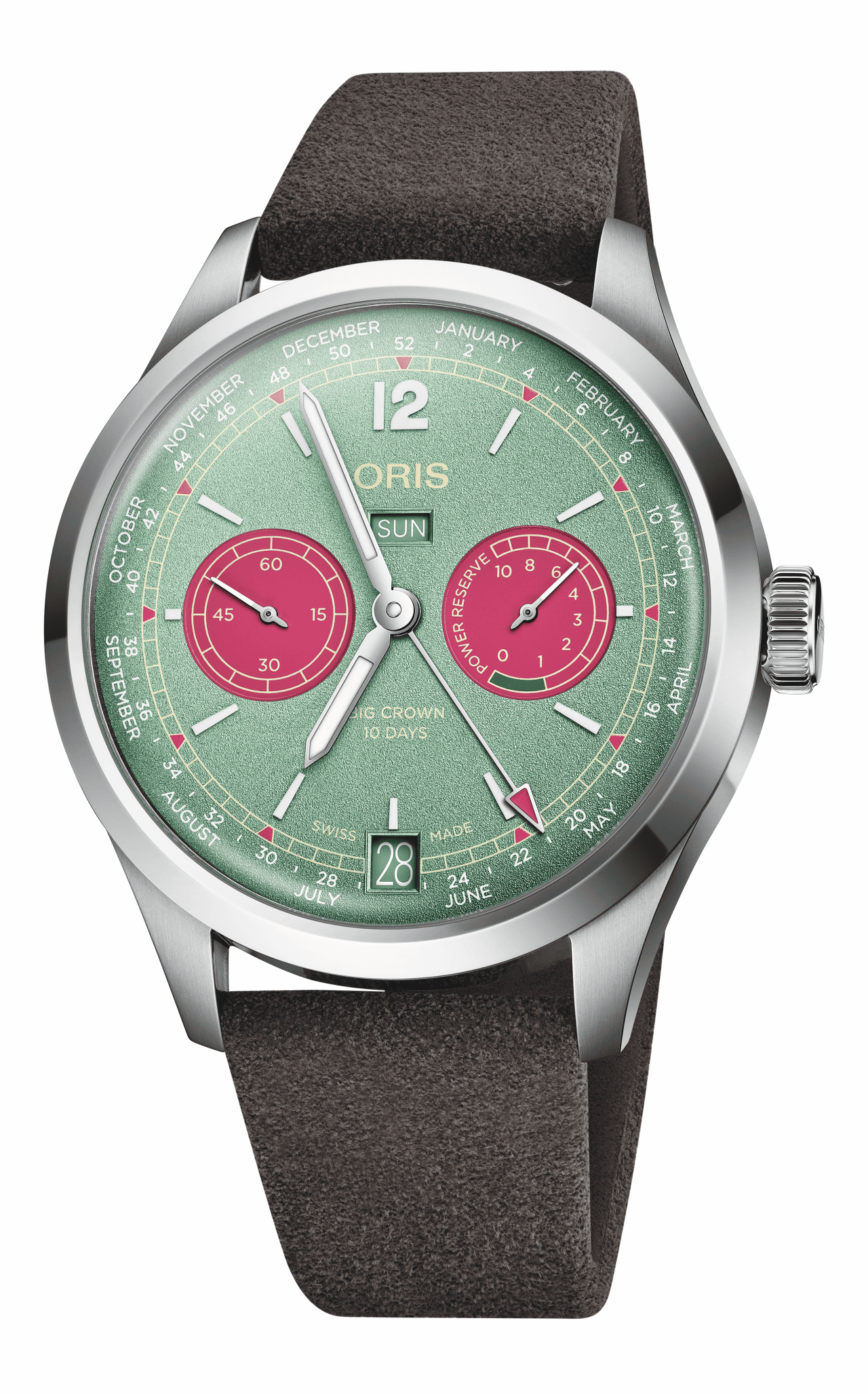 Oris Big Crown Calibre 113, 43mm, automatic, 10-day power reserve, leather strap, men's watch 01 113 7800 4057-07 5 21 14FC