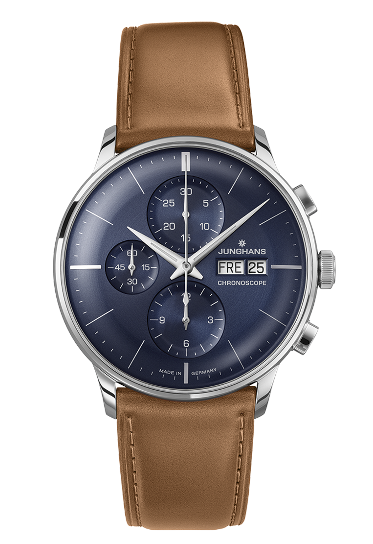 Junghans Meister Chronoscope Saphirglas Herrenuhr 027/4526.02