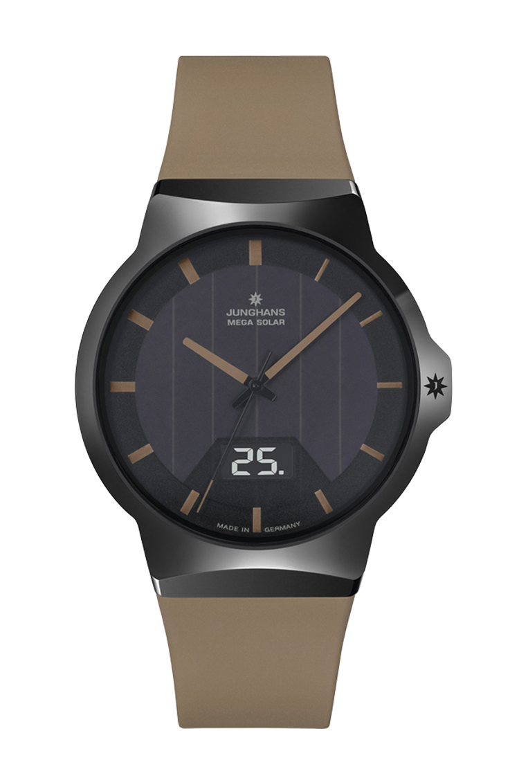 18_1001-00_front JUNGHANS Force Mega Solar 018/1001.00 Herrenuhr