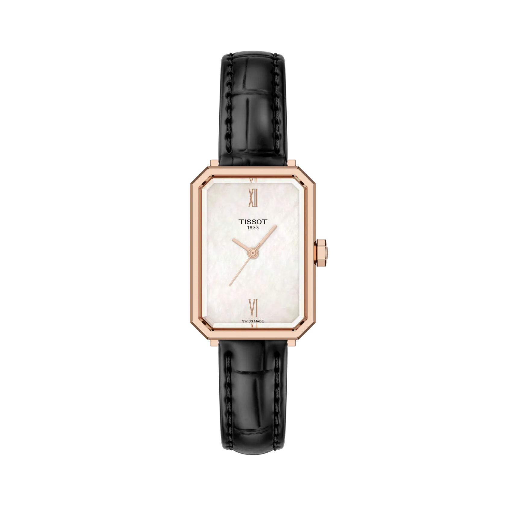 Tissot T-Lady SRV weiß Leder Damenuhr T160.110.36.113.00
