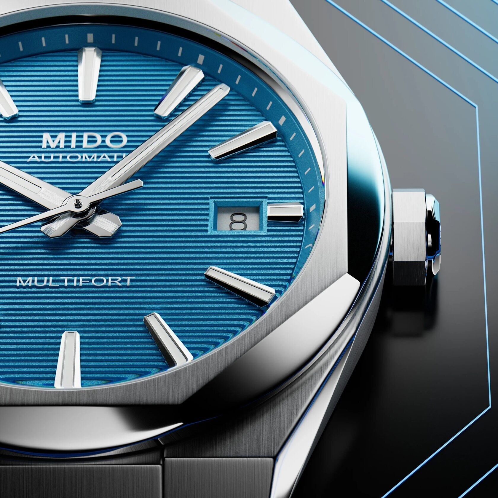 Mido Multifort 8 One Crown Blue Men's Watch M055.507.11.041.00