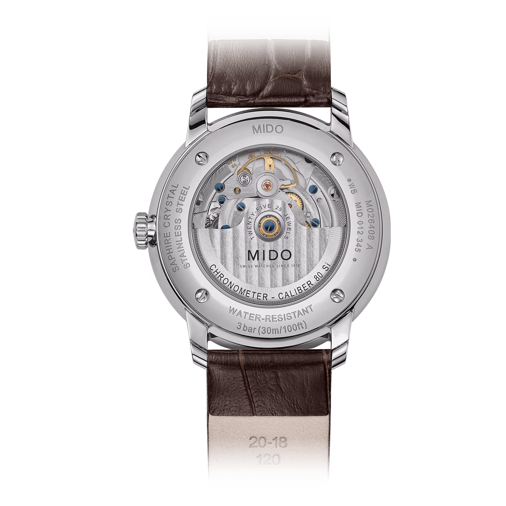 Mido Baroncelli Chronometer Silicon Gent Herrenuhr M027.408.16.061.00