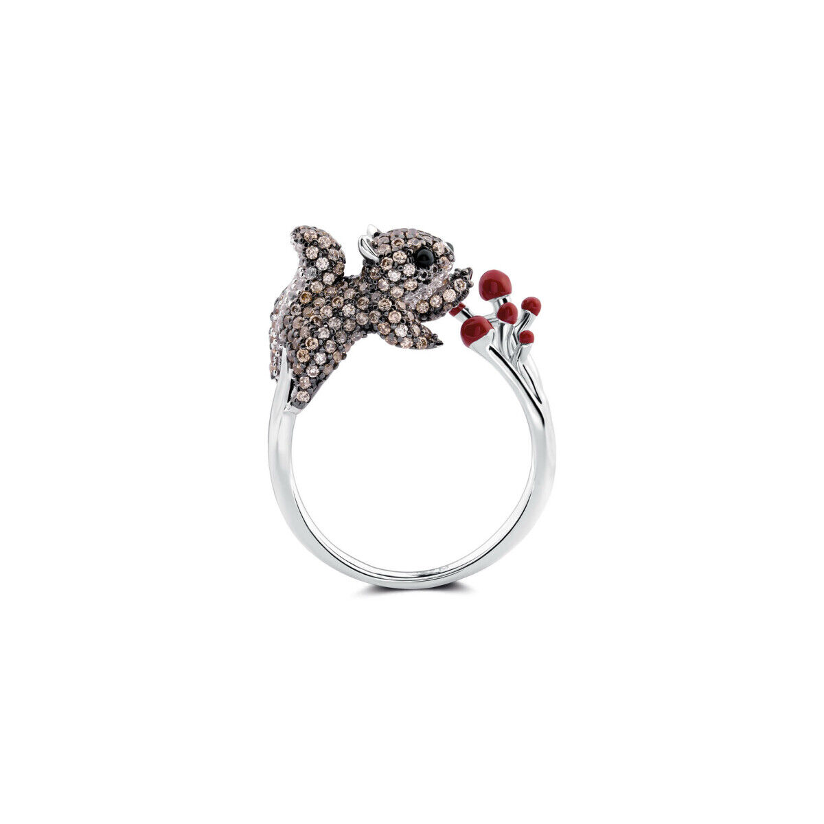 Seinerzeit Fluffy Squirrel Ring Size 56/58, SZA-1990-342-M Seinerzeit Fluffy Squirrel Ring Size 56/58, SZA-1990-342-M