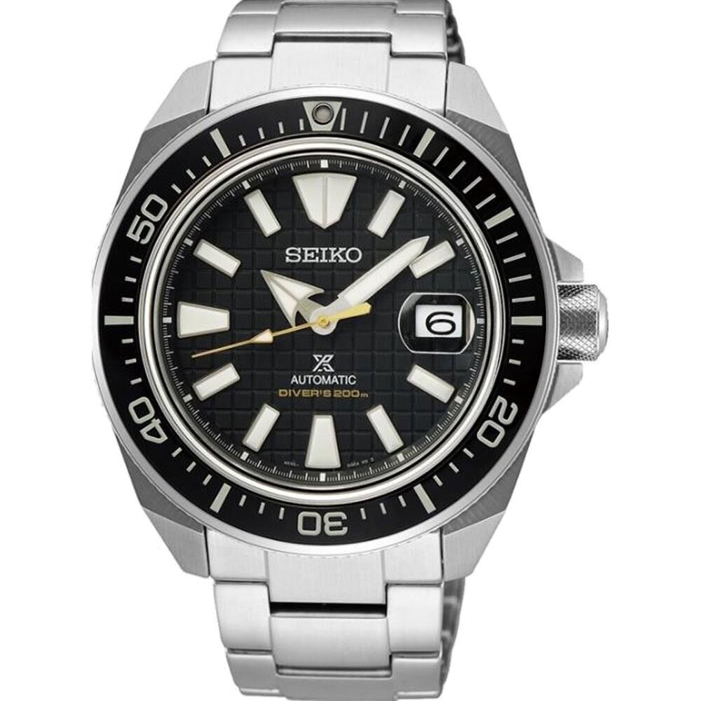 seiko-prospex-samurai-automatikuhr-diver-s-schwarz-silber-srpe35k1-21189-0 Seiko Prospex SEA Automatik Diver's Herrenuhr SRPE35K1