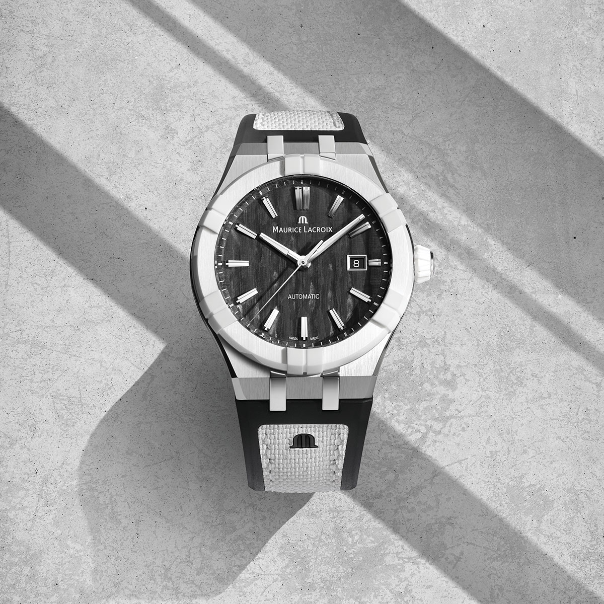 Maurice Lacroix AIKONIC AUTOMATIC 43MM Men's Watch AC6008-SSL70-330-2 Maurice Lacroix AIKONIC AUTOMATIC 43MM Men's Watch AC6008-SSL70-330-2