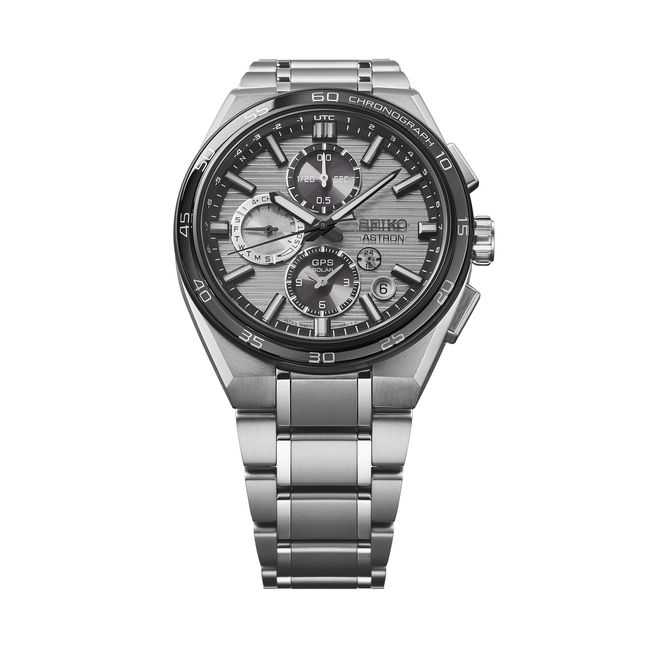 Seiko Astron GPS Solar Dual Time Chronograph Herrenuhr SSH177J1