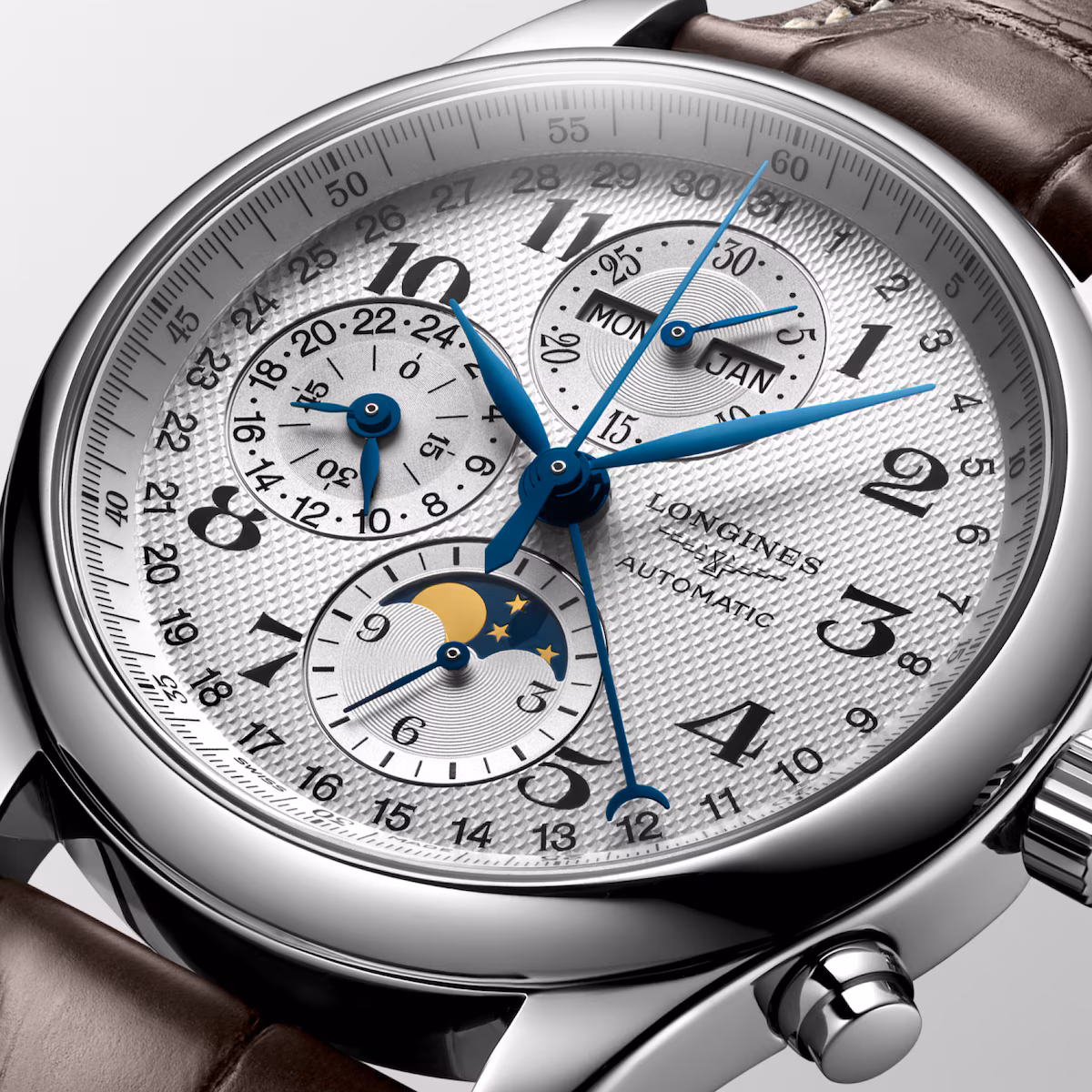 Longines Master Collection Chrono Mondphase Herrenuhr L2.773.4.78.3