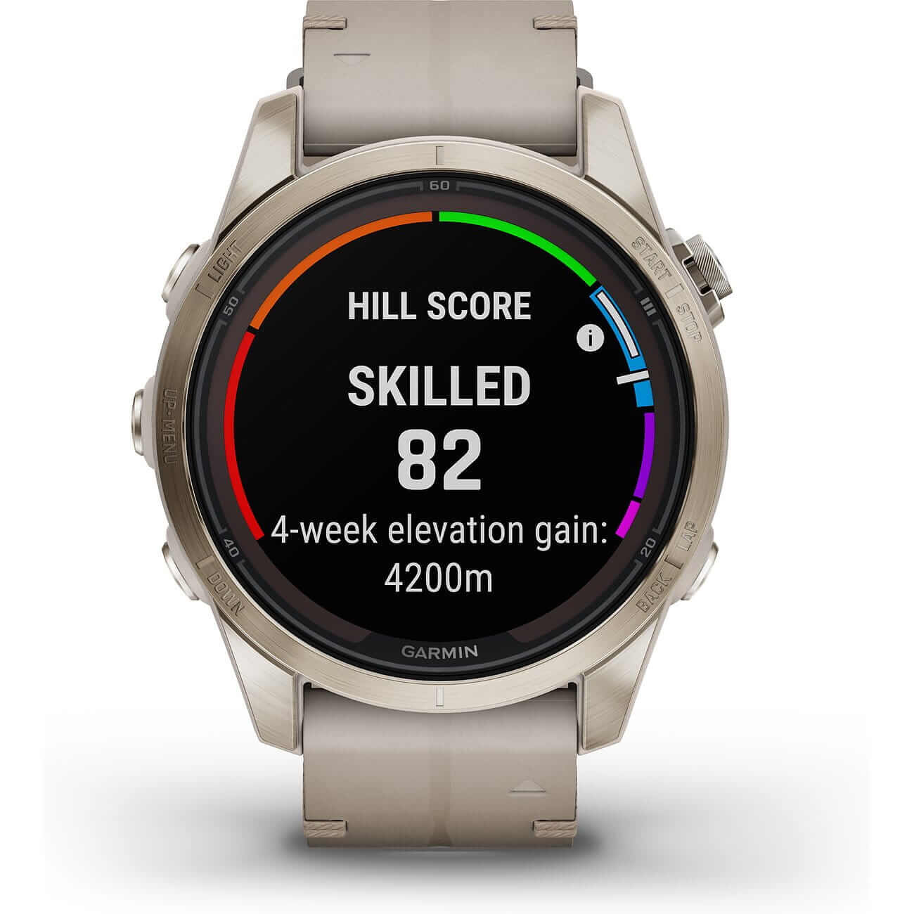 88786271_1 Garmin fēnix® 7S Pro Sapphire Solar Beige/Softgold mit Lederarmband und Silikonband 010-02776-30