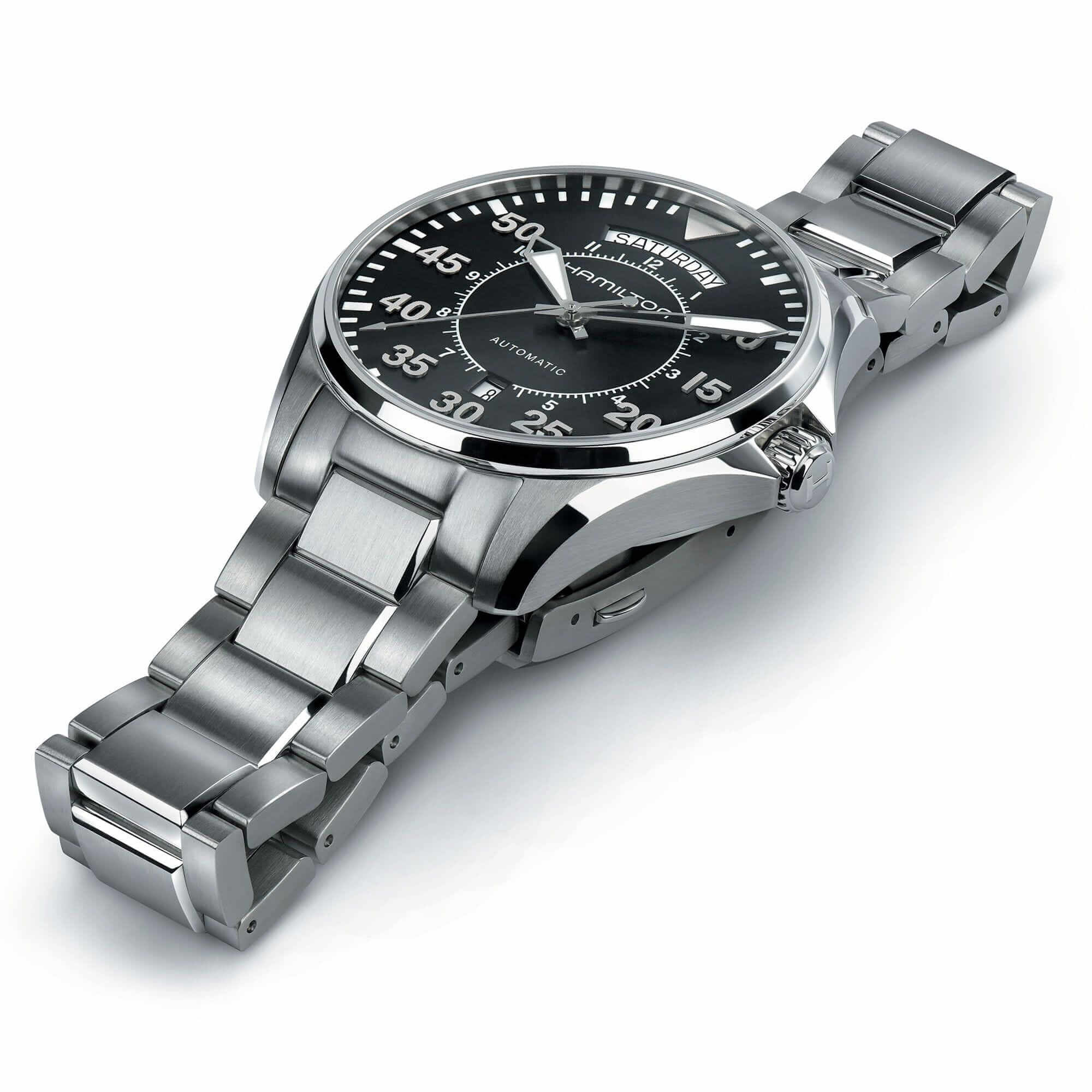 h64615135_detail_laidview_2000 Hamilton Khaki Pilot Day Date Automatik H64615135 Herrenuhr