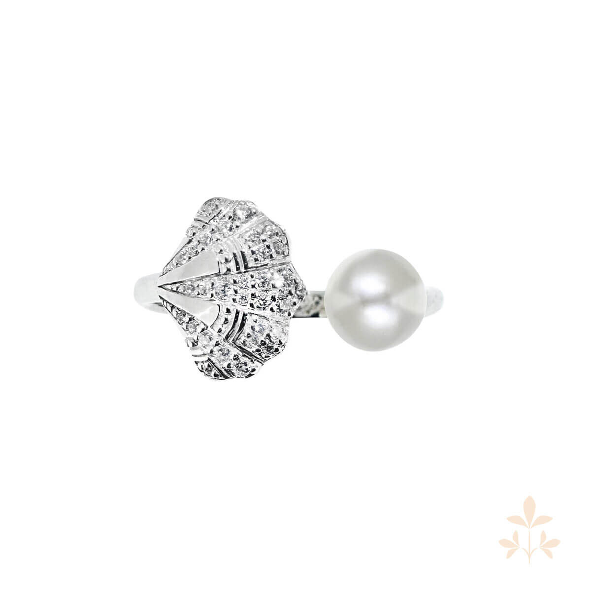 mila-muschel-ring Seinerzeit Mila Muschel Ring SZA-1990-376 ,Gr.56/58