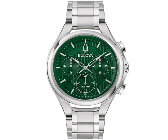Bulova Herrenuhr Curv Chronograph 96A297