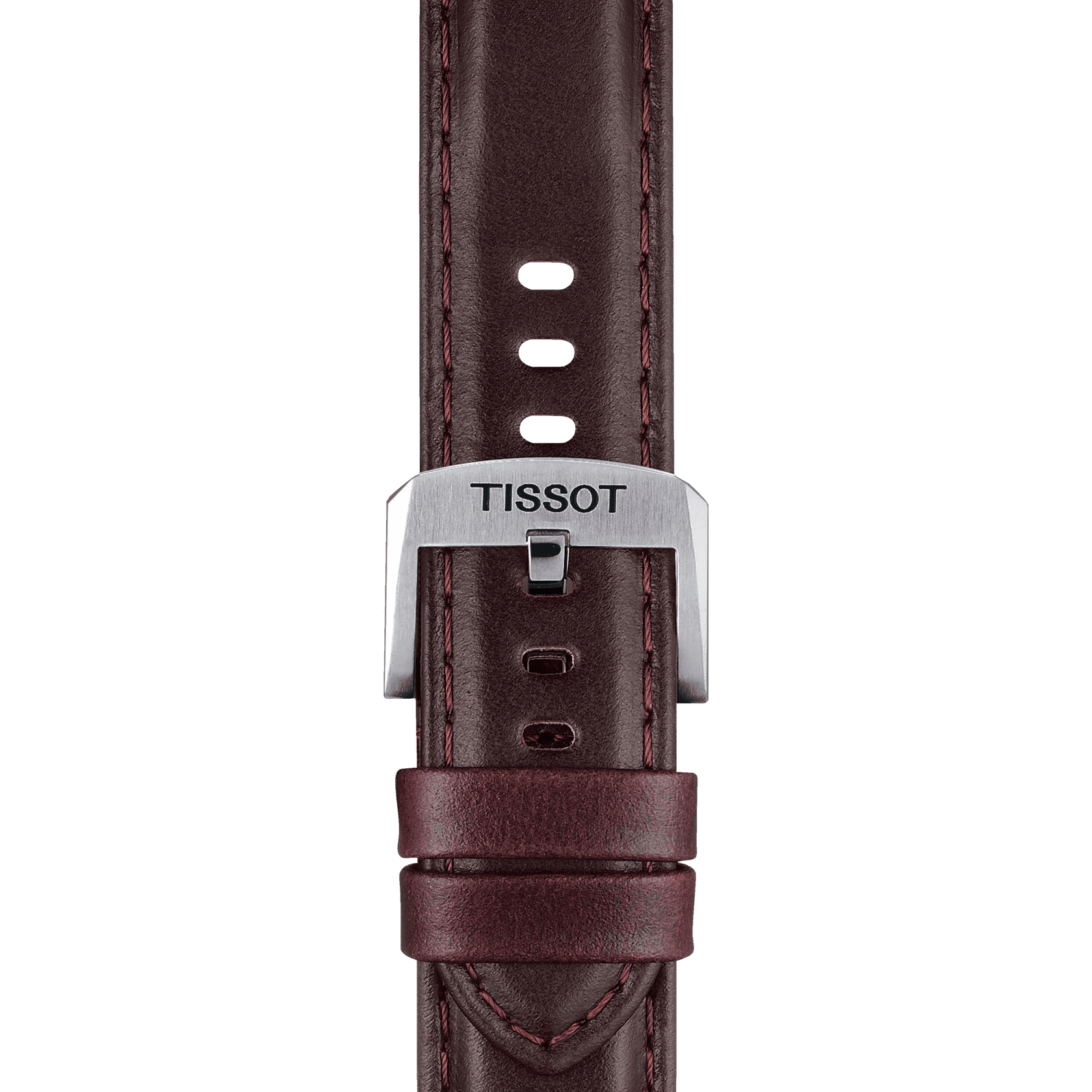 Tissot replacement strap brown leather