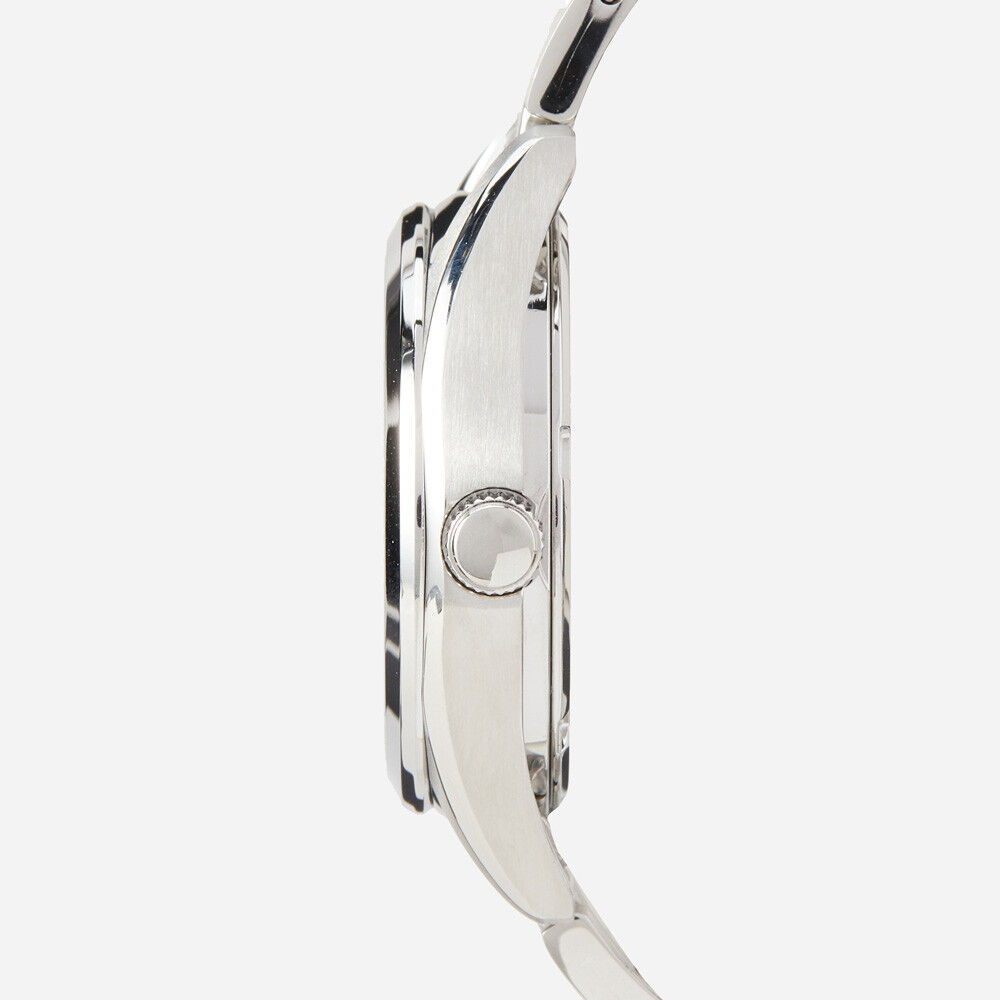 Damen-Classique-Uhrwerk-3-Zeiger-Zifferblatt-Weiss-Armband-Stahl-2 Seiko Saphirglas Damenuhr SUR465P1
