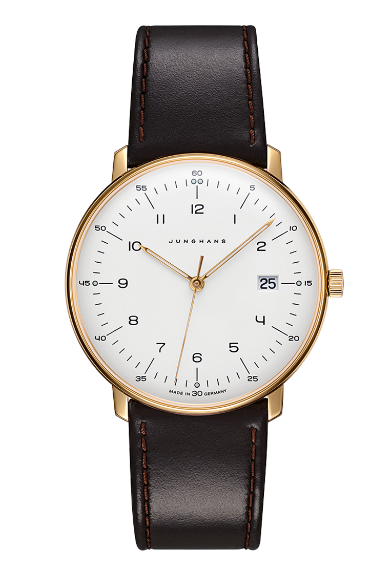 Junghans max bill Quarz Saphirglas Herrenuhr 041/7872.02