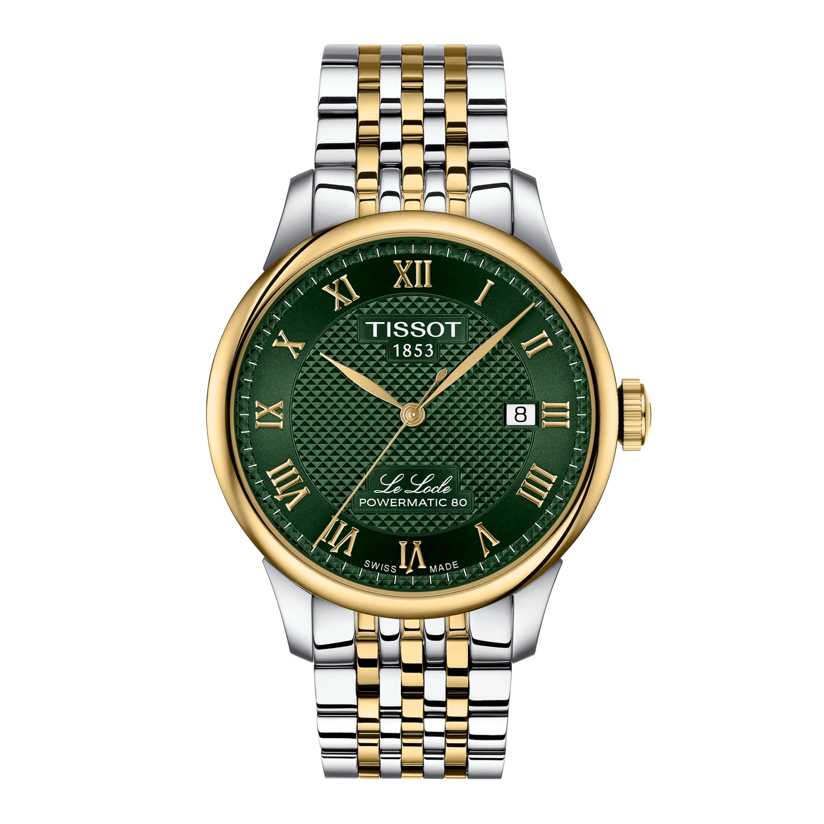 Tissot LE LOCLE automatic watch, Powermatic 80 gold men's watch T006.407.22.093.00