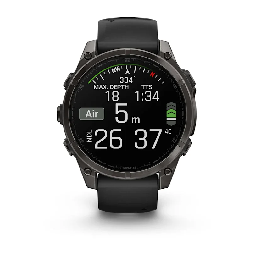 Garmin fēnix® 8 - 47 mm AMOLED Sapphire Black/Carbon Gray Titanium DLC 010-02904-21