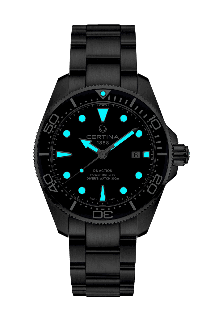 C032-607-11-041-00_night Certina DS Action Diver 43mm Herrenuhr C032.607.11.041.00