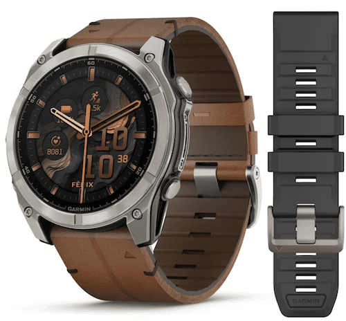 Garmin fēnix® 8 - 51 mm AMOLED Sapphire Graphit/Carbongrau Titan DLC 010-02905-40