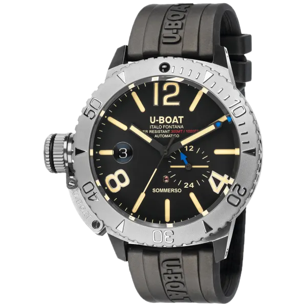 9007A_fronte U-Boat Automatic Sommerso steel 45mm men's watch 9007/A