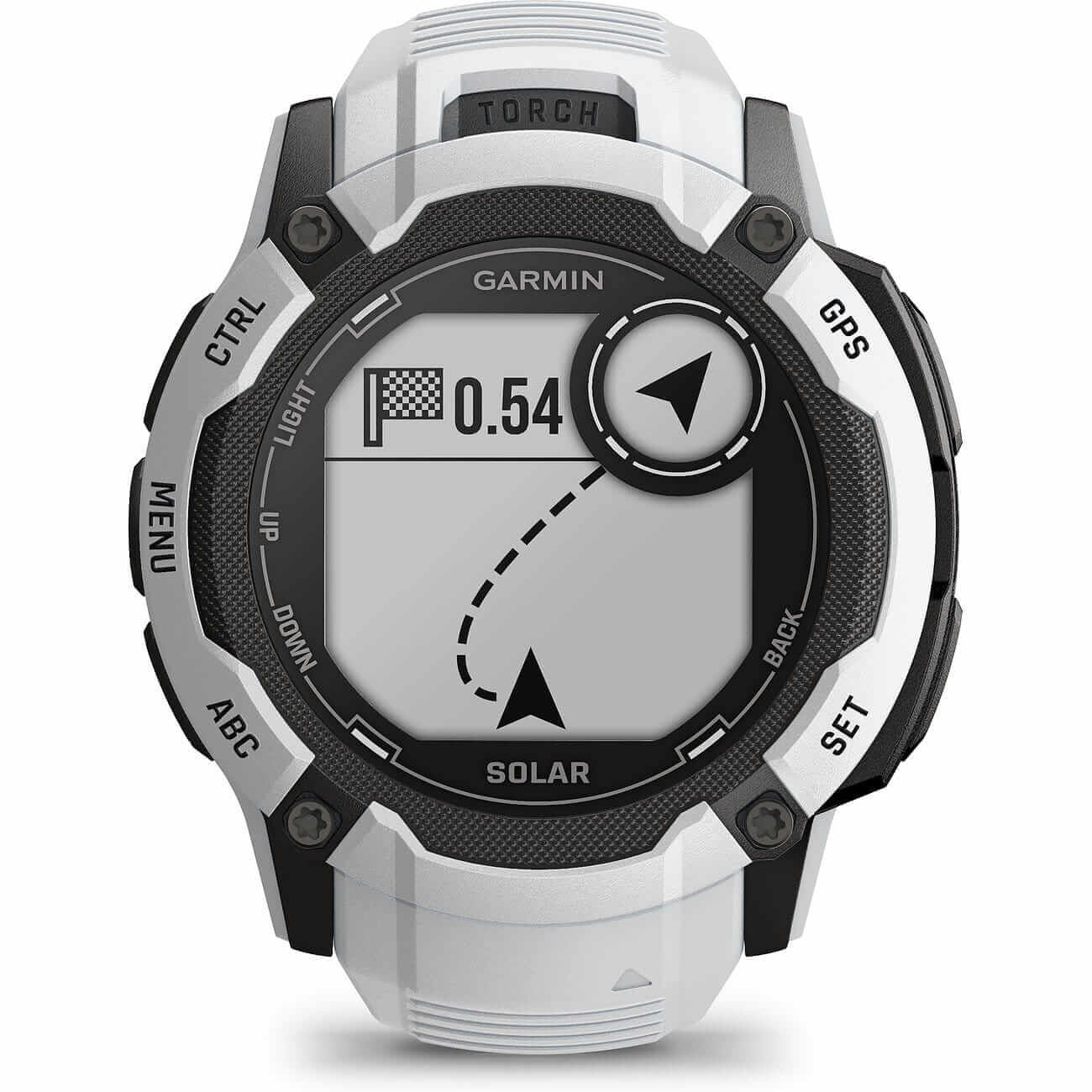 Garmin Instinct 2X Solar Stone White Men's Watch 010-02805-04