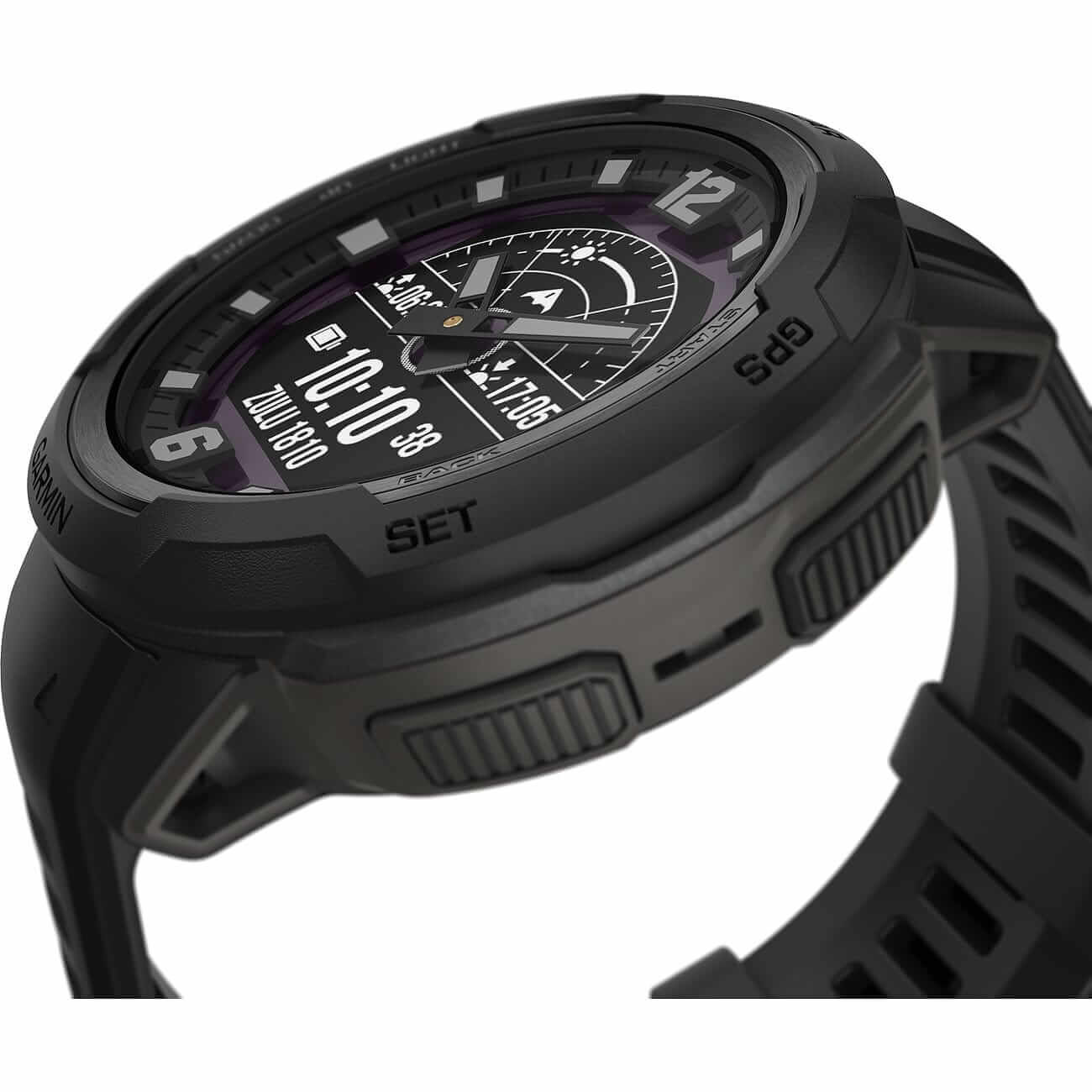 Garmin Instinct Crossover Solar Tactical Edition Schwarz Herrenuhr 010-02730-00