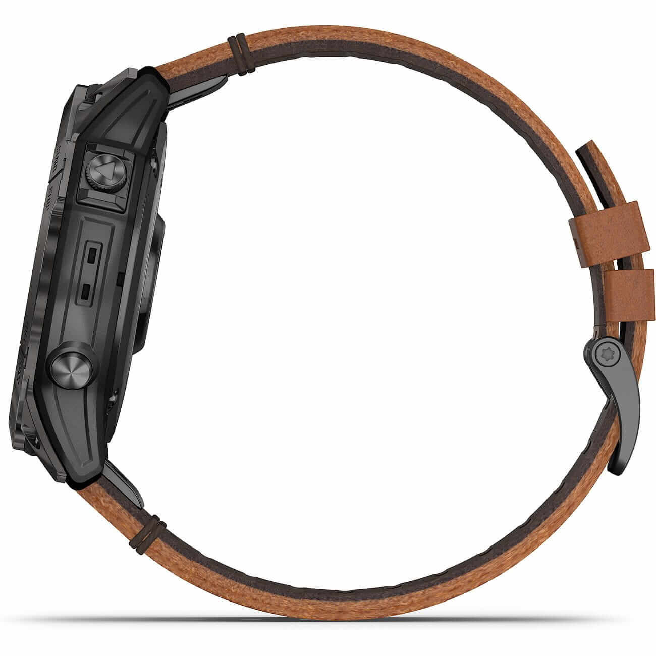 Garmin Epix™ Pro Gen 2 Sapphire 51mm Schwarz/Carbongrau Titan Leder- & Silikonband 010-02804-30