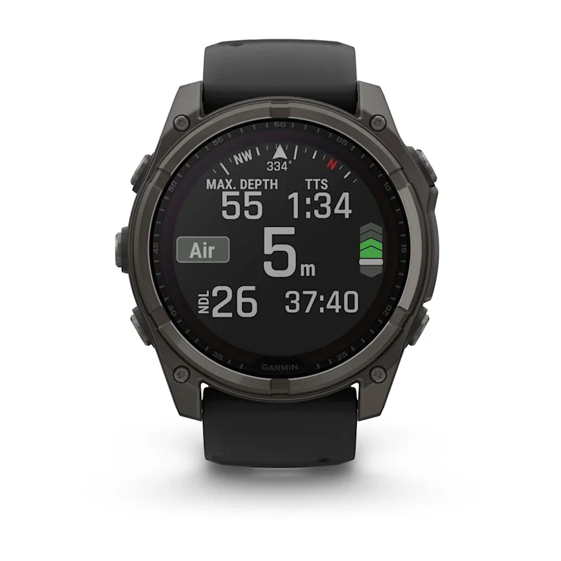 Garmin fēnix® 8 - 51 mm Solar Sapphire Graphite/Carbon Gray Titanium DLC 010-02907-11