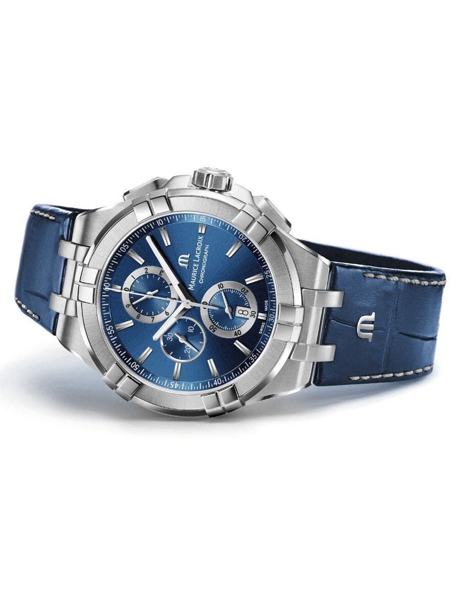 Maurice Lacroix Aikon Chronograph Date Herrenuhr AI1018-SS001-430-1