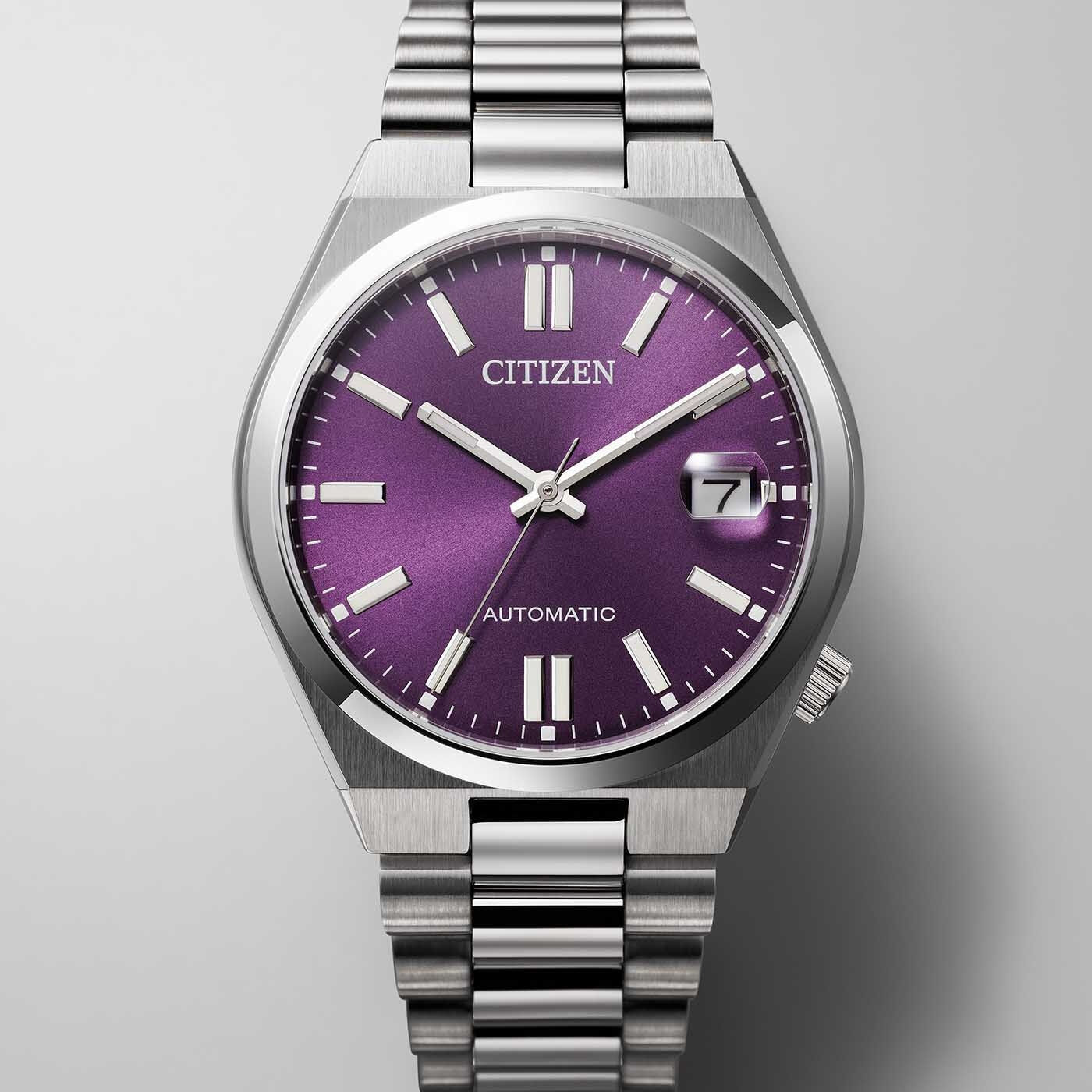 Citizen Tsuyosa Automatic (37 mm) Purple Dial Men's Watch NJ0200-50W