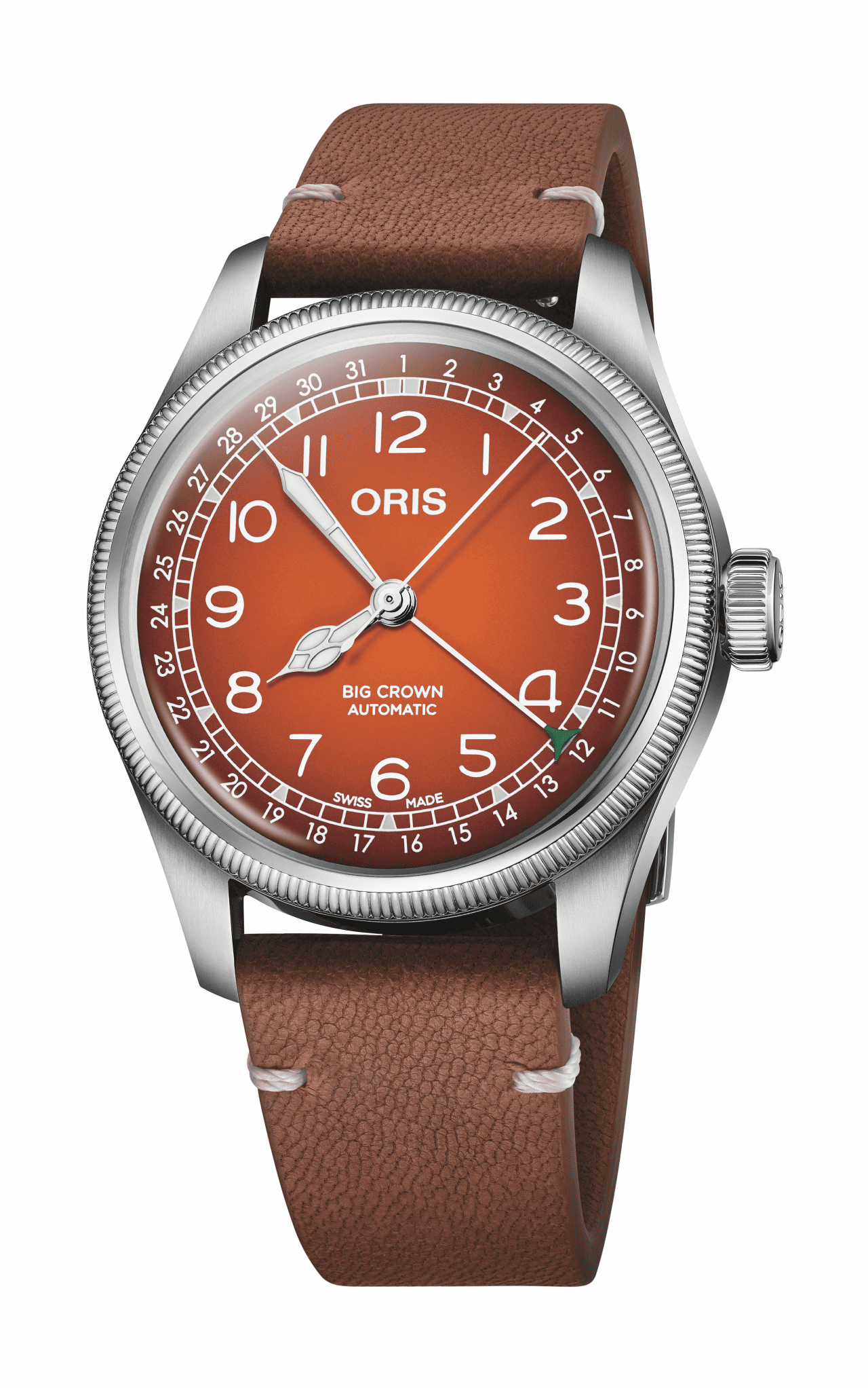 Oris Oris X Cervo Volante 40mm, deerskin strap, automatic, red men's watch 01 754 7785 4068 set