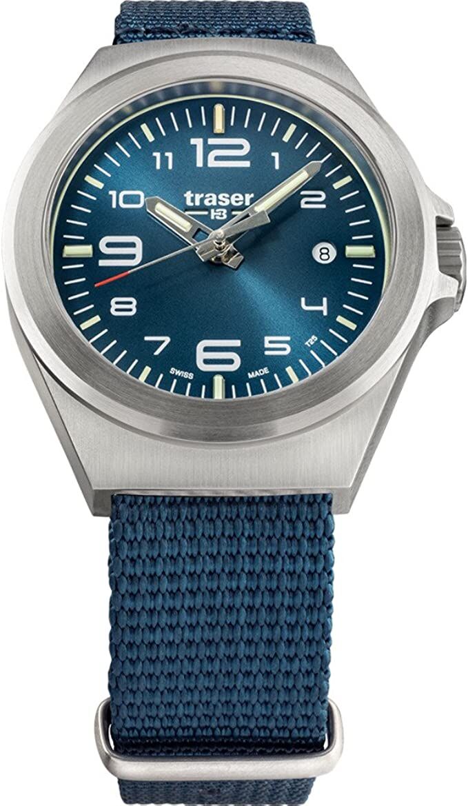 713VlZ-768L-_AC_UX679_ Traser H3 P59 Essential S Blue Men's Watch 108210