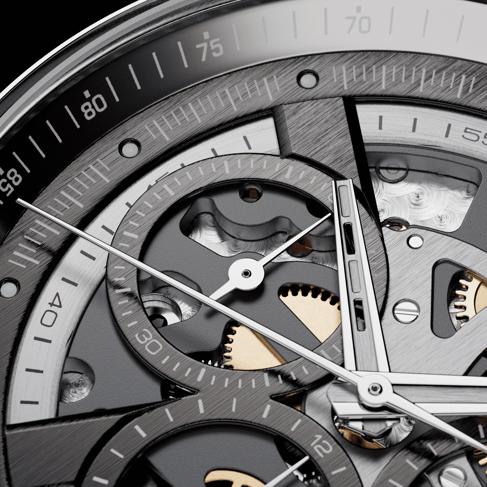 Mido Multifort Skeleton Chronograph Herrenuhr M038.662.11.060.00