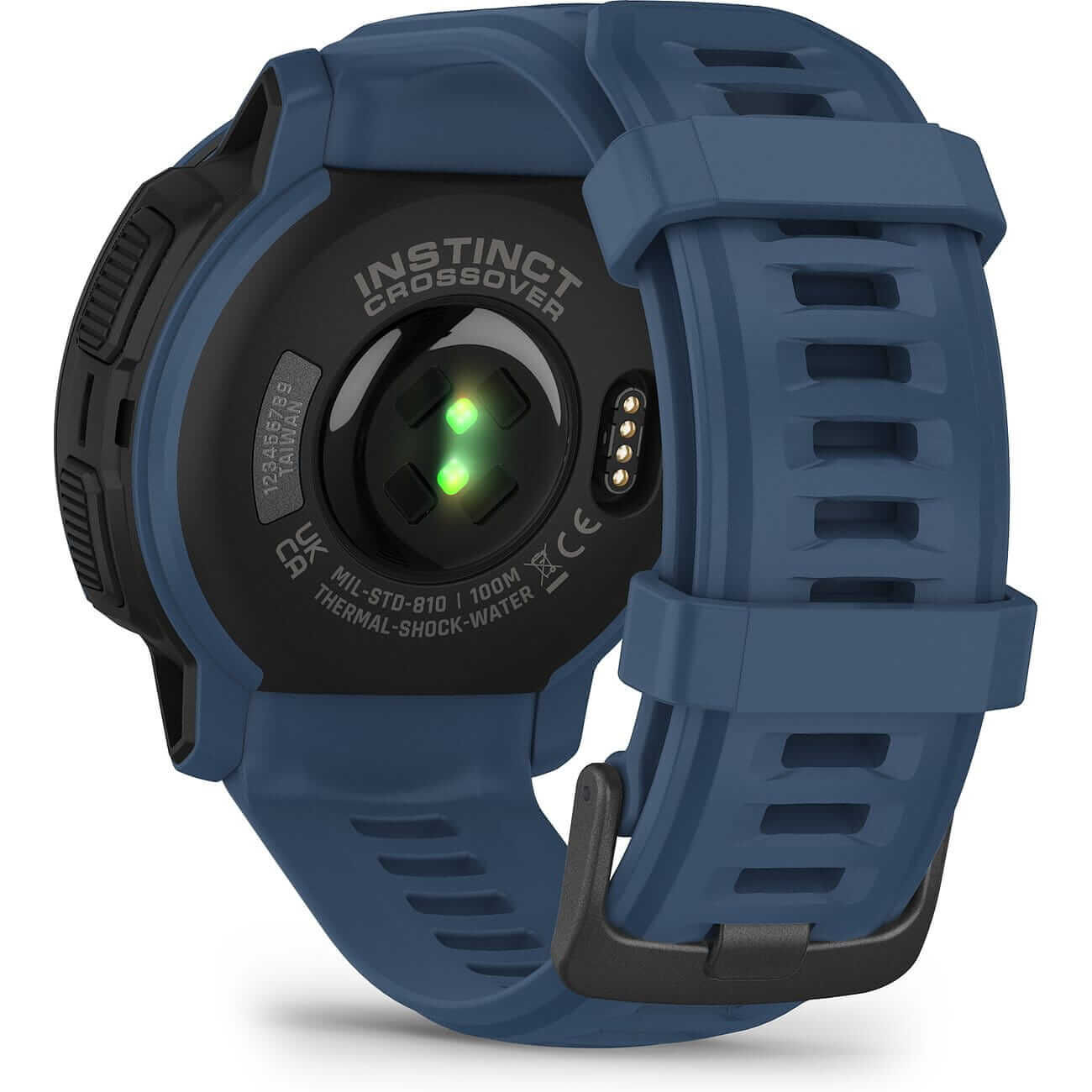 Garmin Instinct Crossover Solar Blau Herrenuhr 010-02730-02