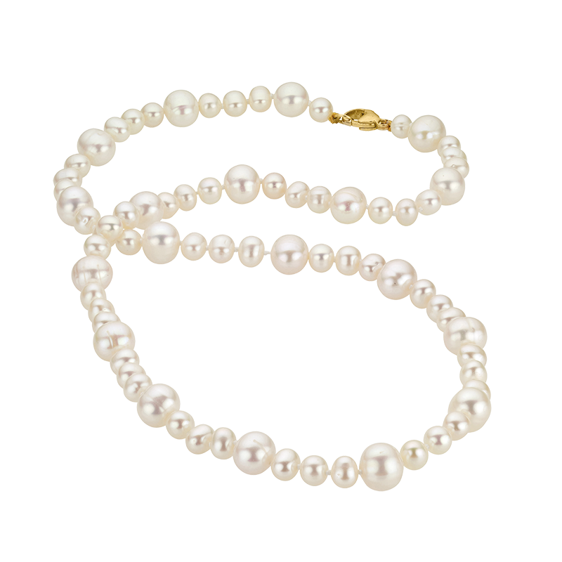 6209409-W CEM Damenschmuck Collier Süßwasser Zuchtperle G5-00422C