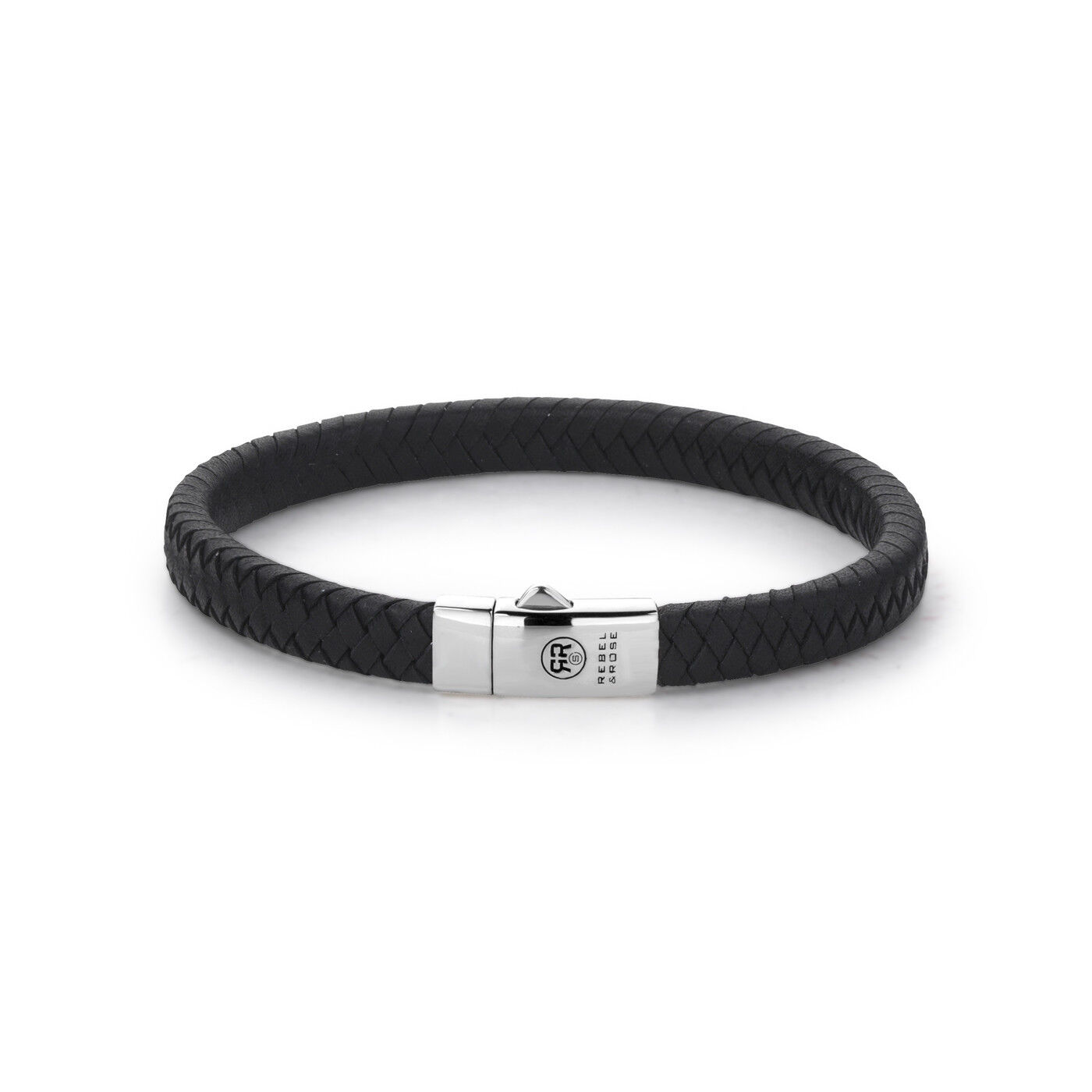 rr-l0070-s Rebel and Rose Men's Jewelry Braided RR-L0070-S-S