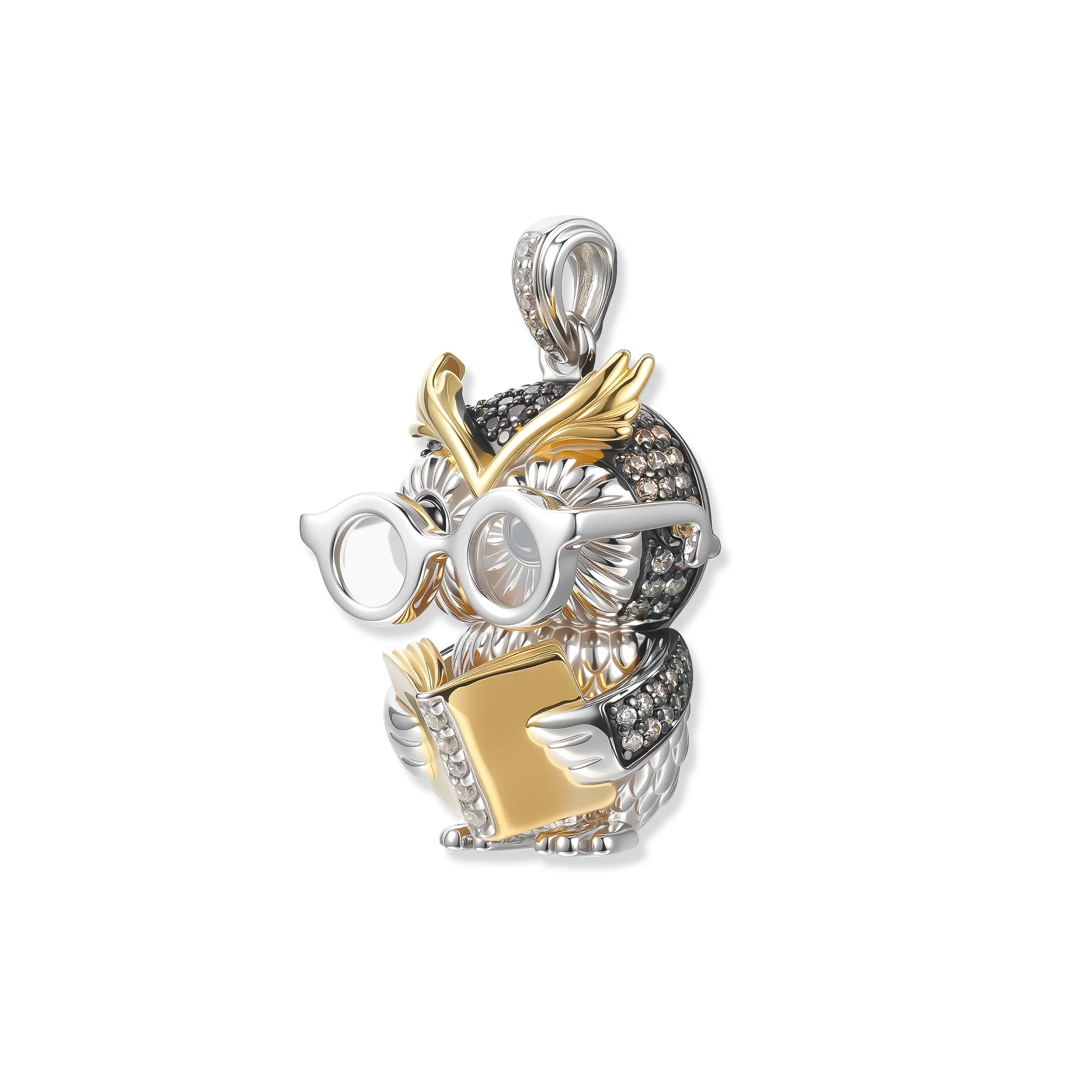 At the time, Dr. Darwin's Owl Pendant, Bicolor Masterpiece of the limited series Roxy and the Friends, Limited Edition