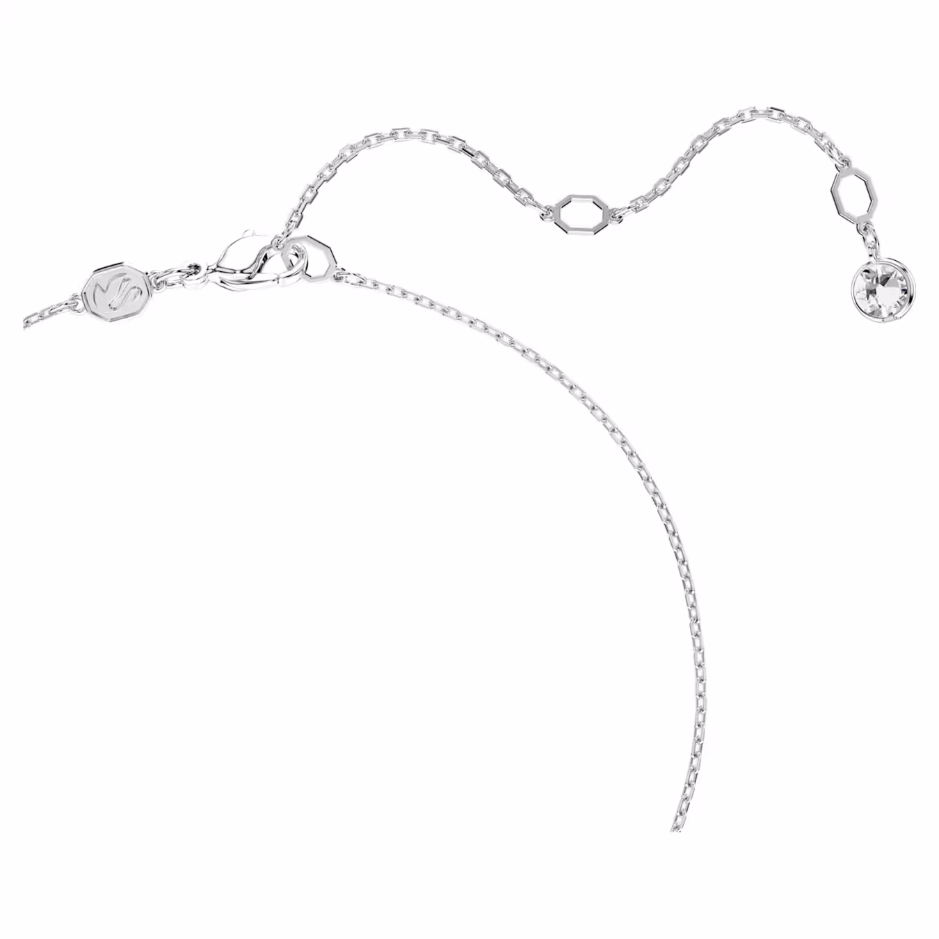 Swarovski  Dextera Anhänger Rundschliff, Kugel, Weiß, Rhodiniert