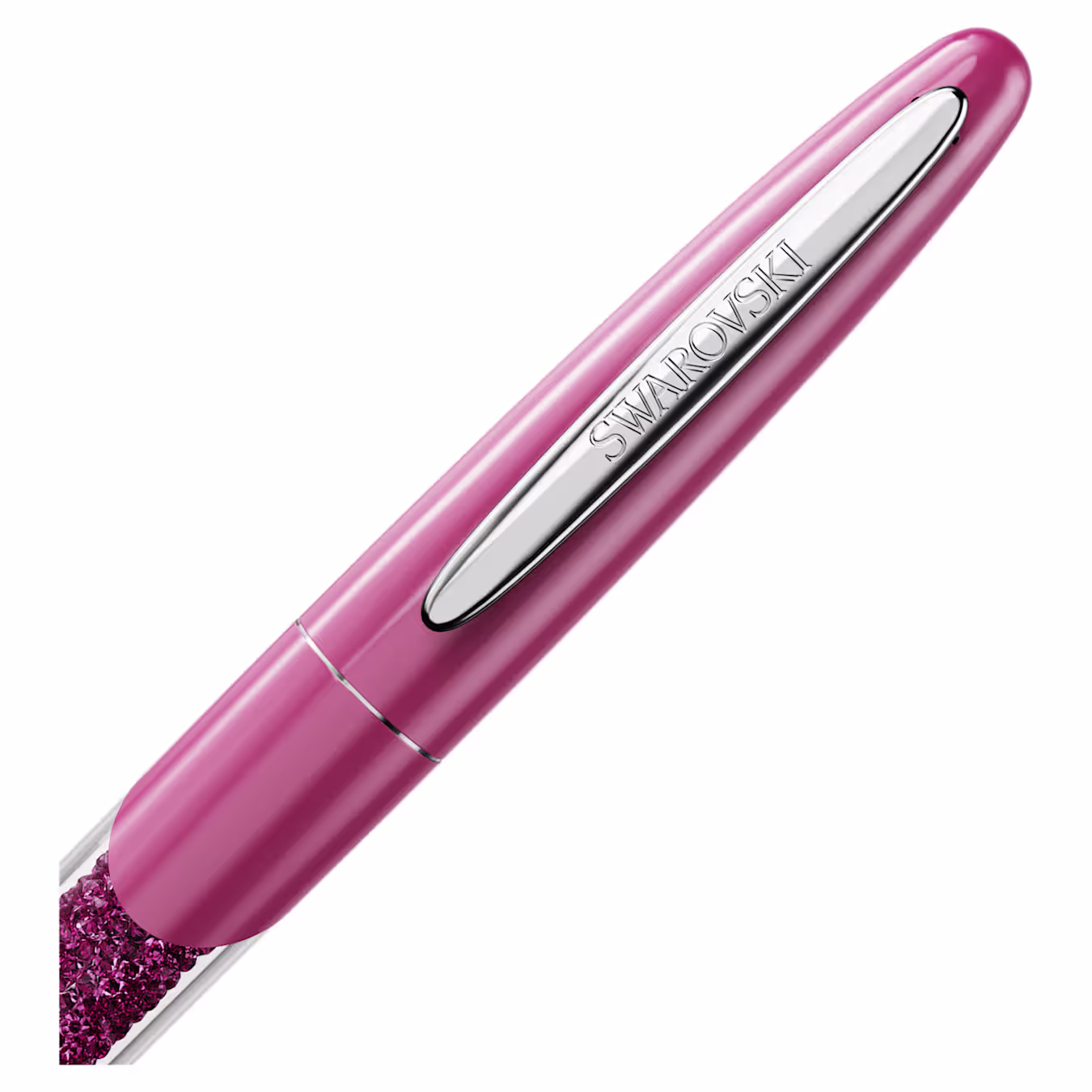 Swarovski Crystalline Tintenroller Rosa, Verchromt 5717141