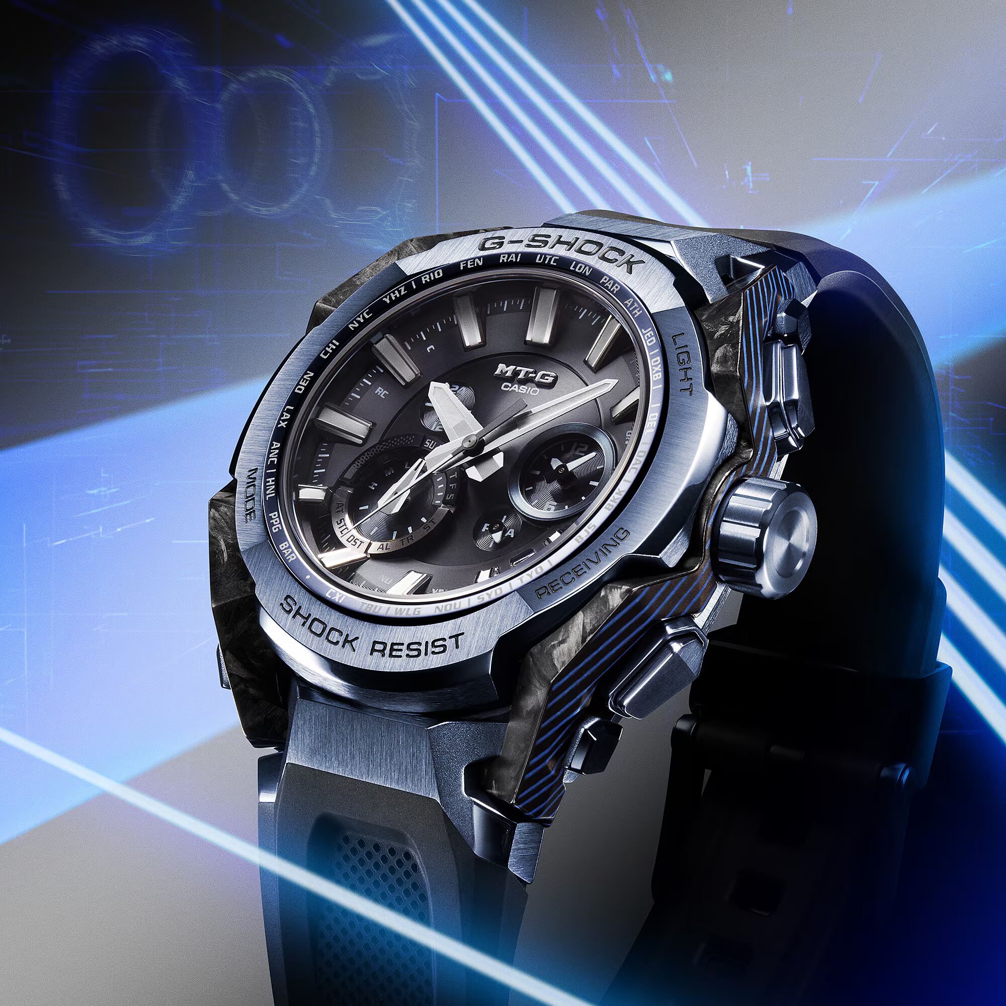 G-Shock MTG Carbon Hybrid Herrenuhr MTG-B4000B-1A2ER