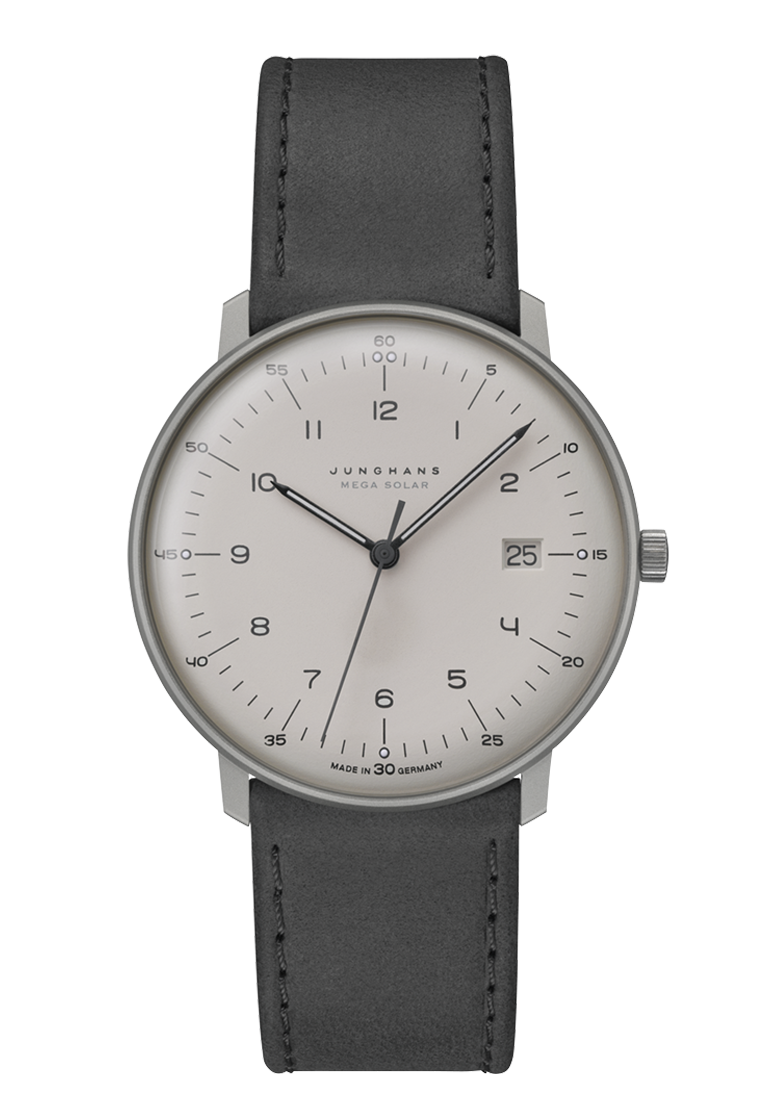 Junghans max bill MEGA Solar Saphirglas Herrenuhr 059/2023.02