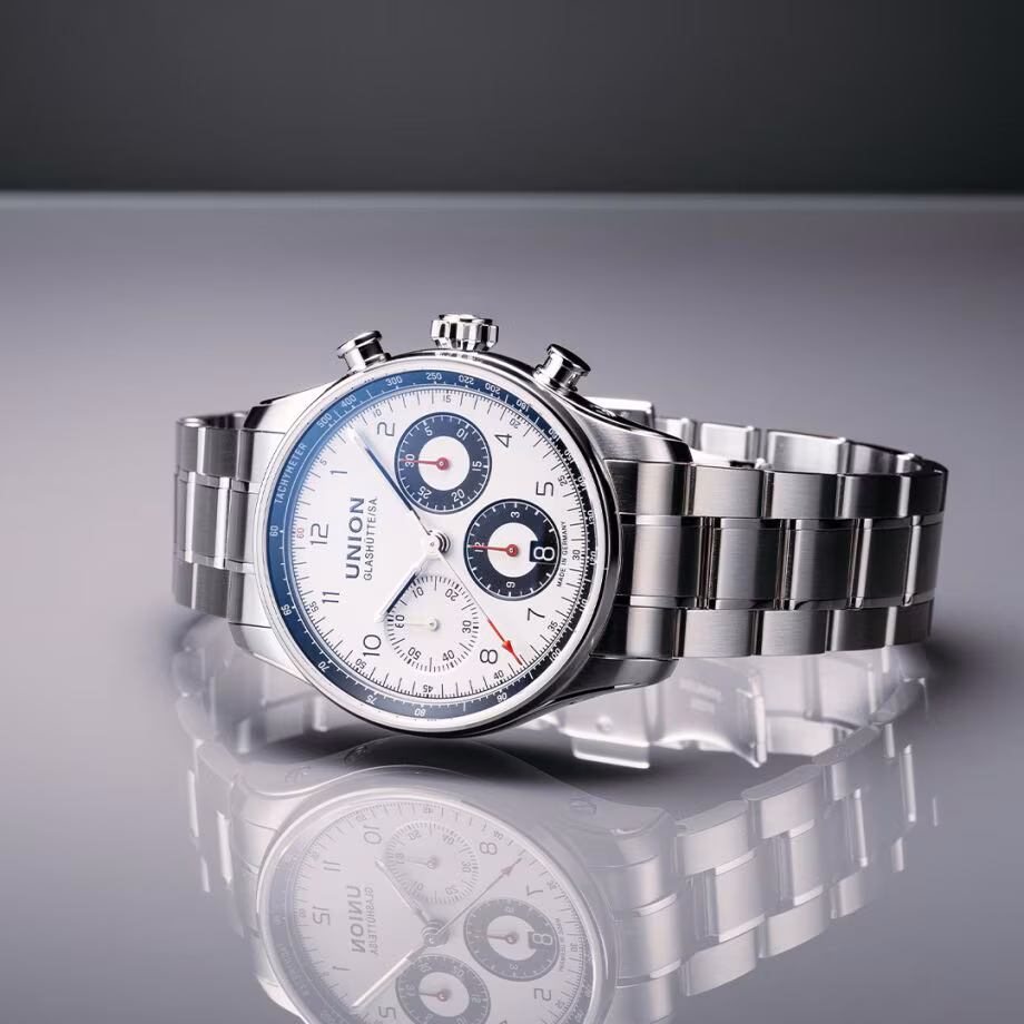 Union Glashütte Belisar Chronograph in 40mm, Automatik Herrenuhr D009.227.11.012.00