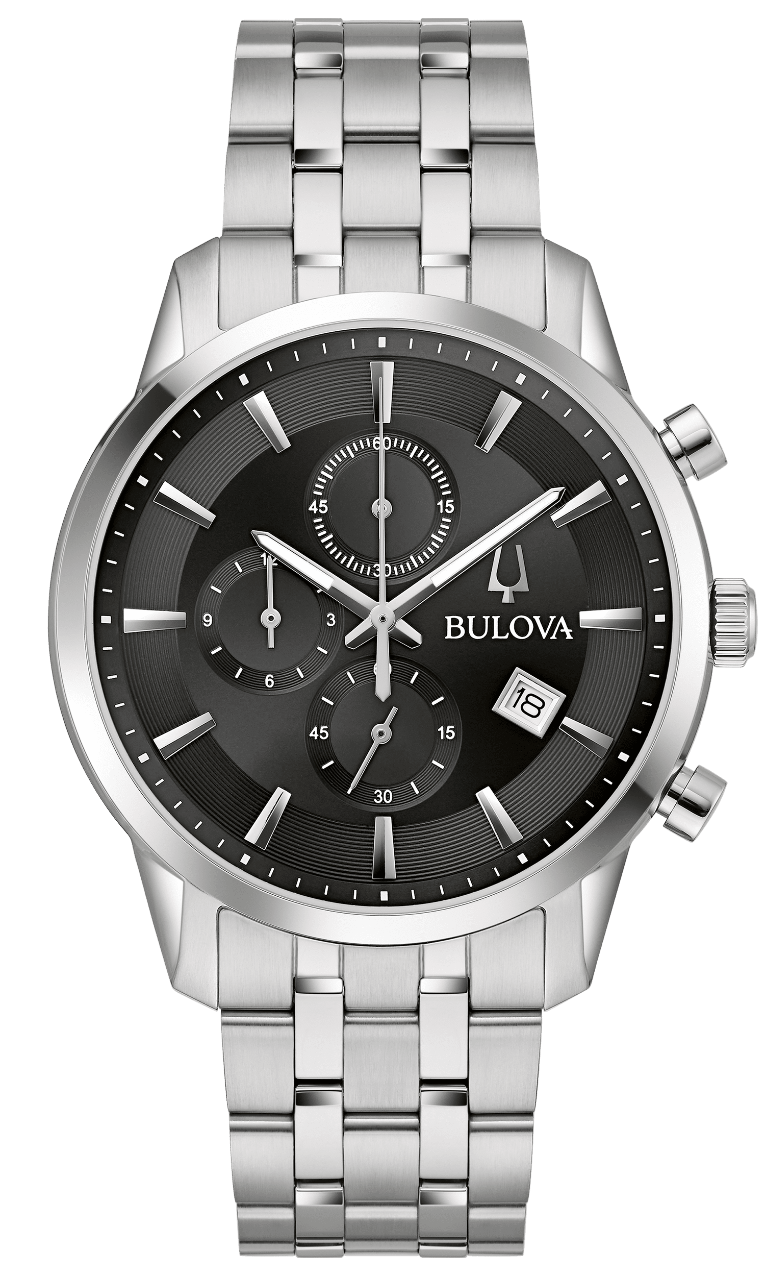 96B412_BULOVA_Classic-Sutton_Front Bulova Herrenuhr 96B412 Sutton