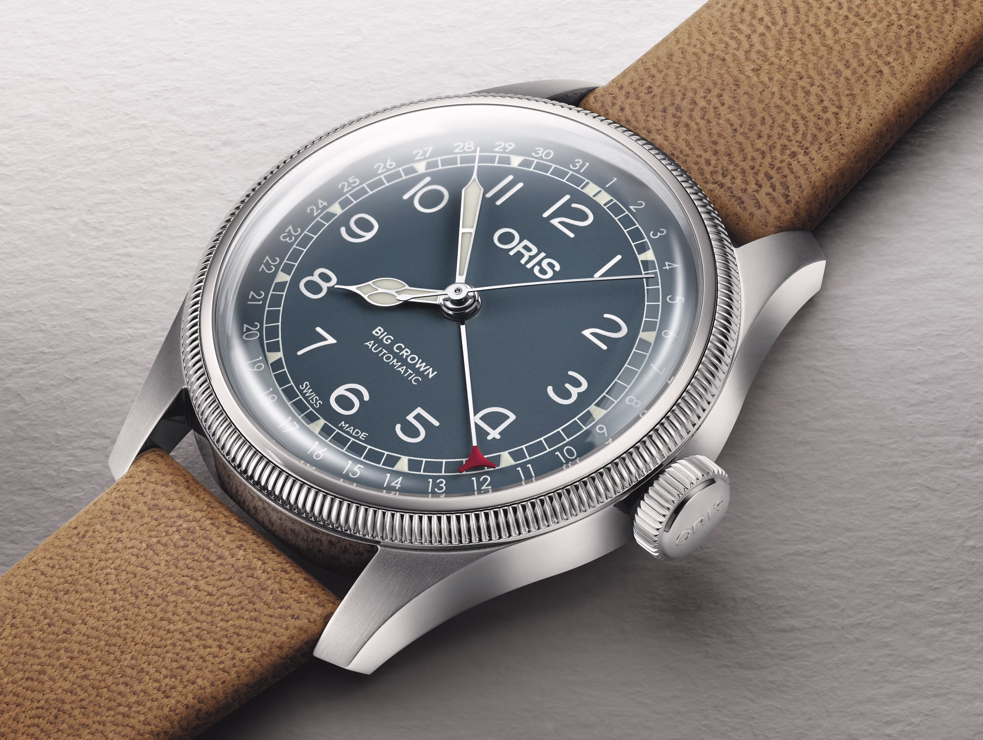 Oris Big Crown Pointer Date 40mm, automatic, leather strap men's watch 01 754 7785 4065-07 6 ​​20 10