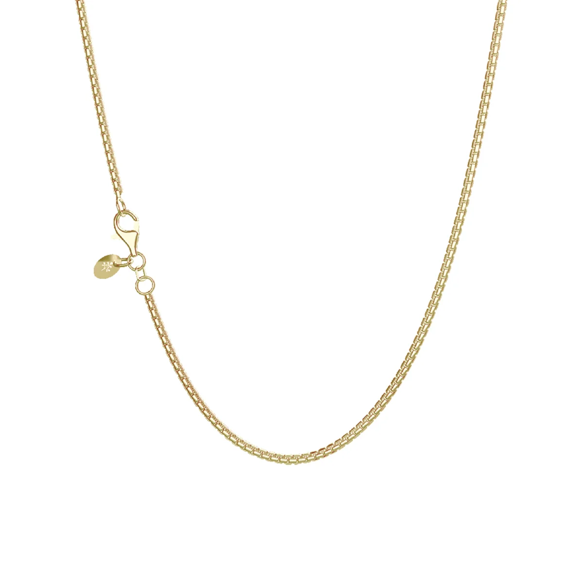 Seinerzeit Box chain 1.3 gold plated 70 cm, SZK-6960-013-70