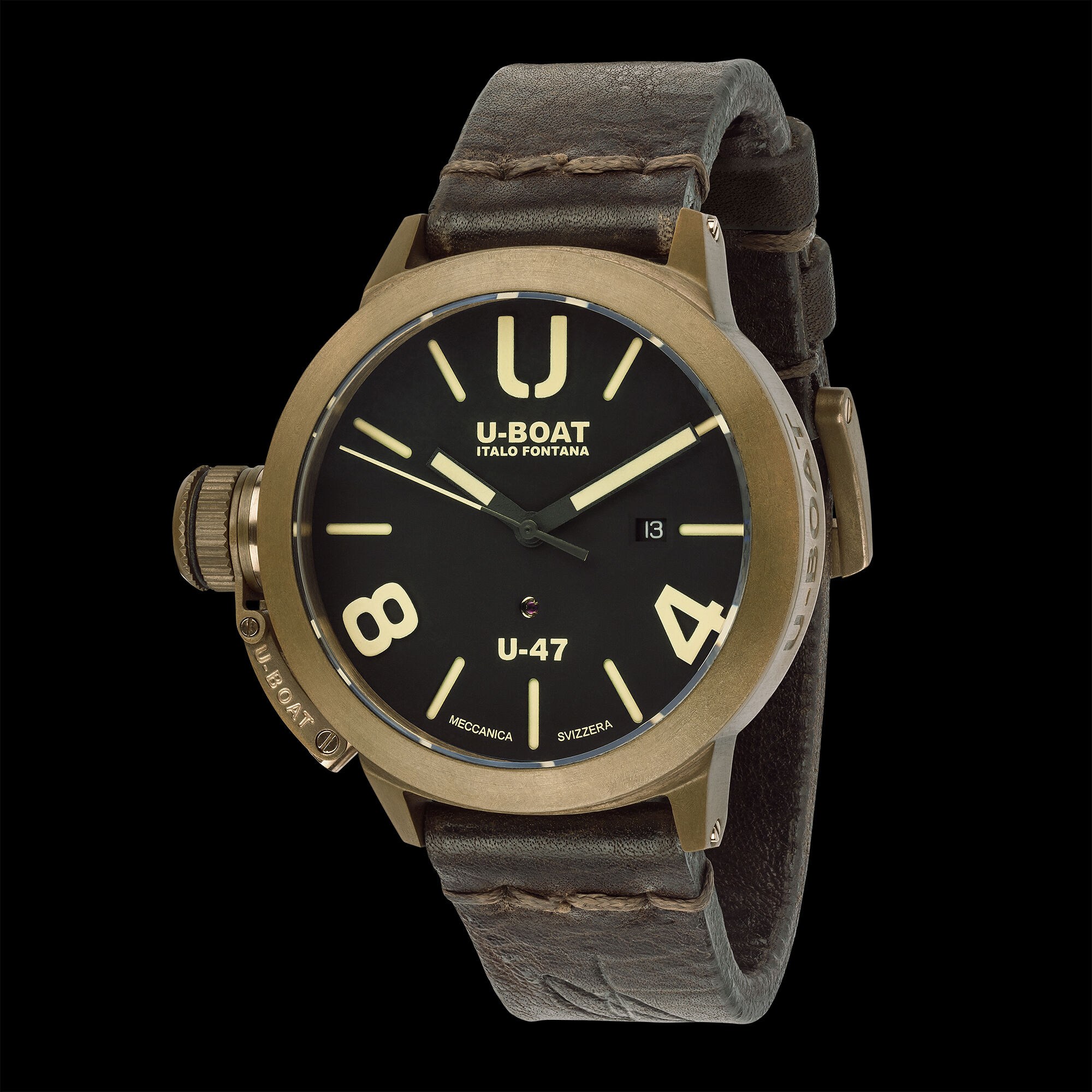 U-Boat Classico U-47 Automatic 47mm Bronze Herrenuhr 7797