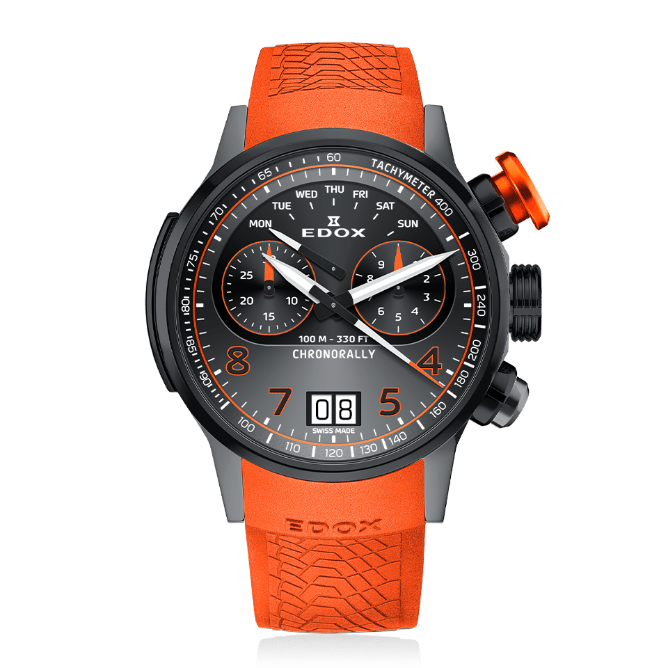Edox Chronorally Herrenuhr 38003-TINGNOCAO-GNO Edox Chronorally Herrenuhr 38003-TINGNOCAO-GNO