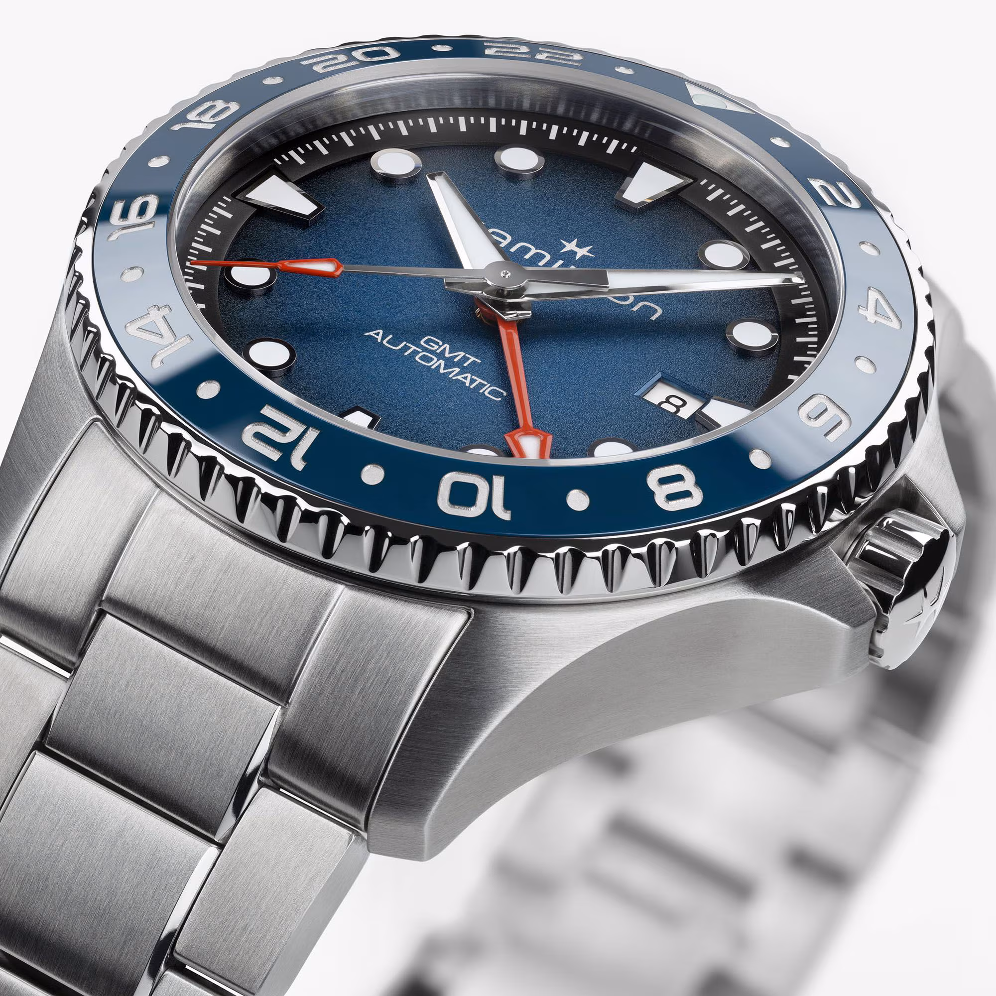 Hamilton KHAKI NAVY SCUBA AUTO GMT Blue 43MM Men's Watch H82535140